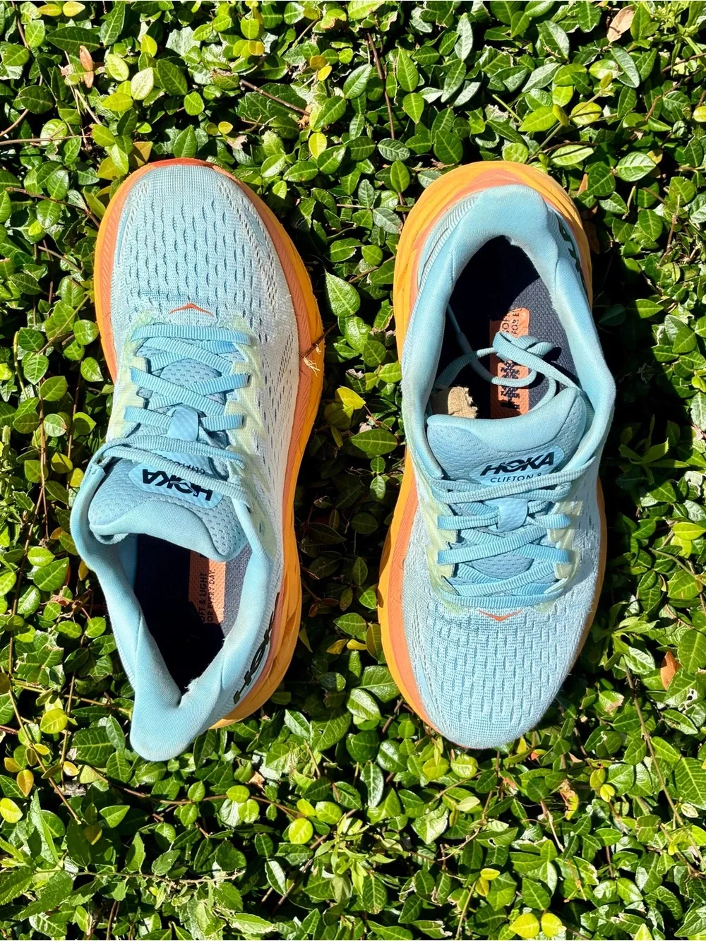 HOKA One One Clifton 8 Summer Song Ice Flow Sneakers Size 8